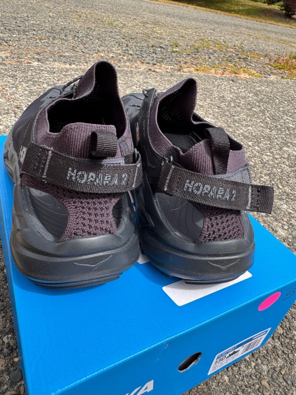 HOKA Black Men’s Hopara 2 Hiking Shoes - Size 13 NEW In Box - Picture 3 of 13